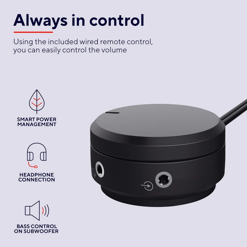 Trust Yuri Altoparlanti 2.1 Subwoofer 120W in Legno per PC Laptop Smartphone - Bild 4 von 4