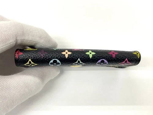 本物 ルイ ヴィトン M93732 マルチカラー マルチクル 4キーケース ブラック LV F/S - 画像6/13