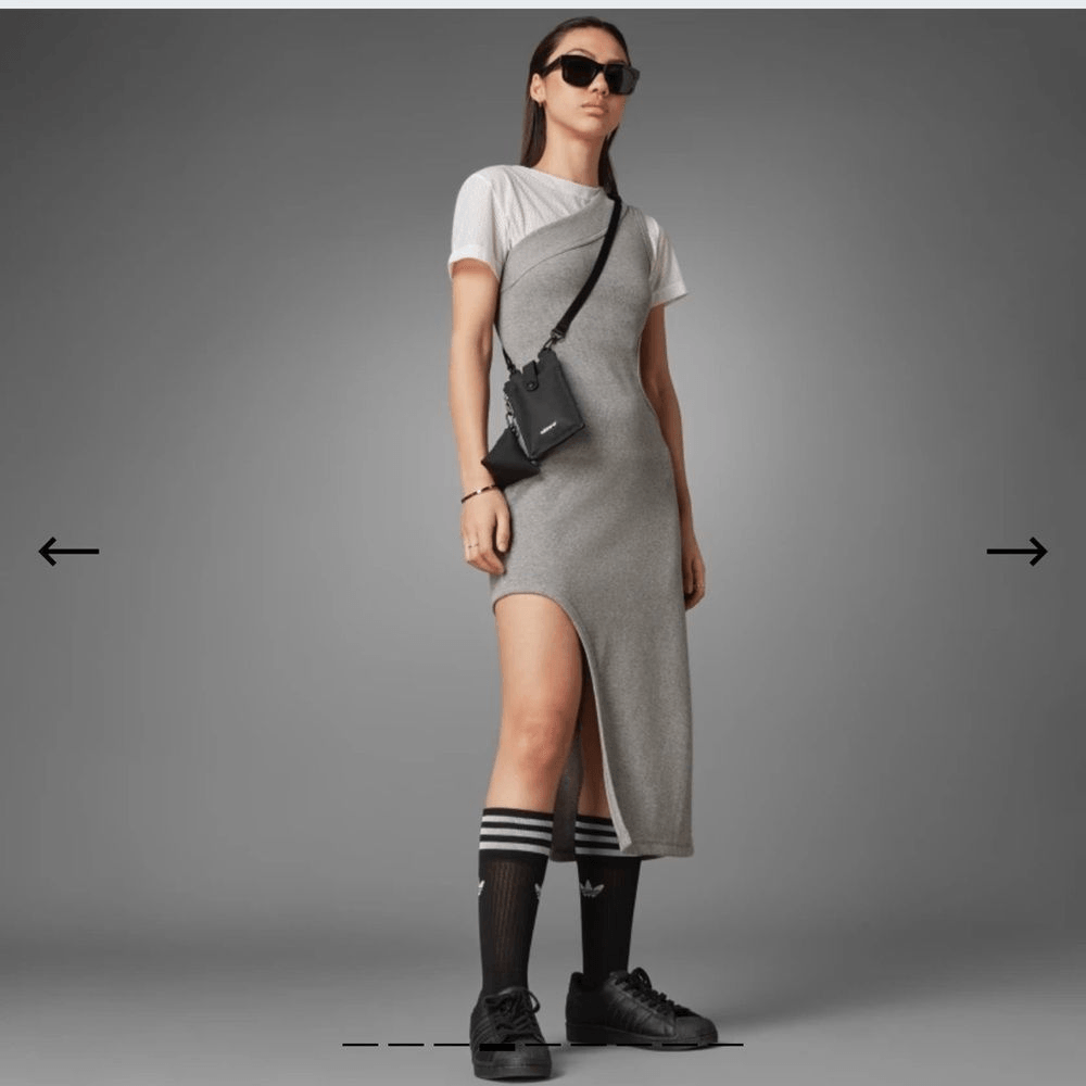 Adidas Blue Version Women's Size XS One Shoulder Dress