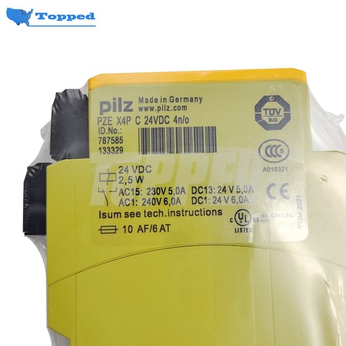 Nuovo Pilz PZE X4P C 787585 relè di sicurezza 24VDC 4n/o terminale a molla - Foto 2 di 5