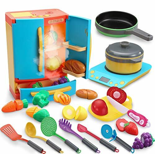 JOYIN 20 Pieces Refrigerator Pretend Play Appliance Toy Kitchen Cookware Playset - Picture 1 of 1