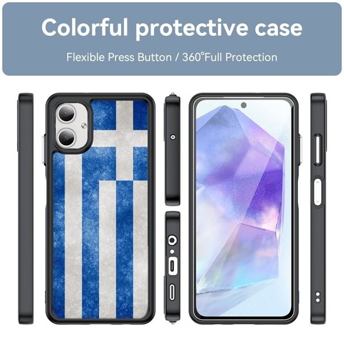National Flag of Greece Anti scratch Cover For Samsung S21 S22 S23 S24 Ultra FE - 第 17/25 張圖片