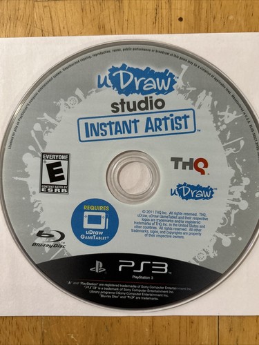 uDraw Studio: Instant Artist PS3 PlayStation 3 Videospiel nur Disc sauber getestet - Bild 1 von 1