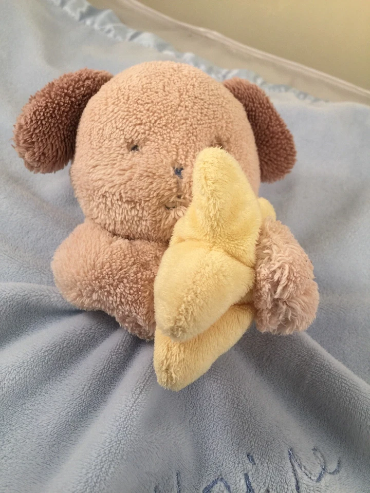 Messages From The Heart baby Security Blanket Puppy You're a Star Boy Lovey - Image 2 of 4