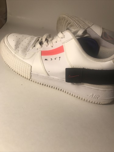 NIKE Air Force1 Size 10 (Us) Cl0054-100 28cm Sneakers White - Picture 8 of 10