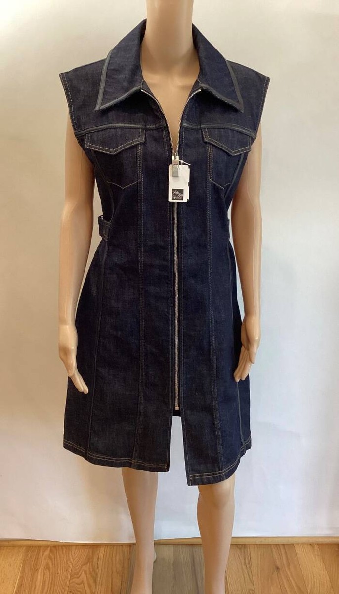【関税&送料込み】Givenchy Denim Dress GIVENCHY SLEEVELESS DRESS IN DENIM FR 40 / US 8 | eBay