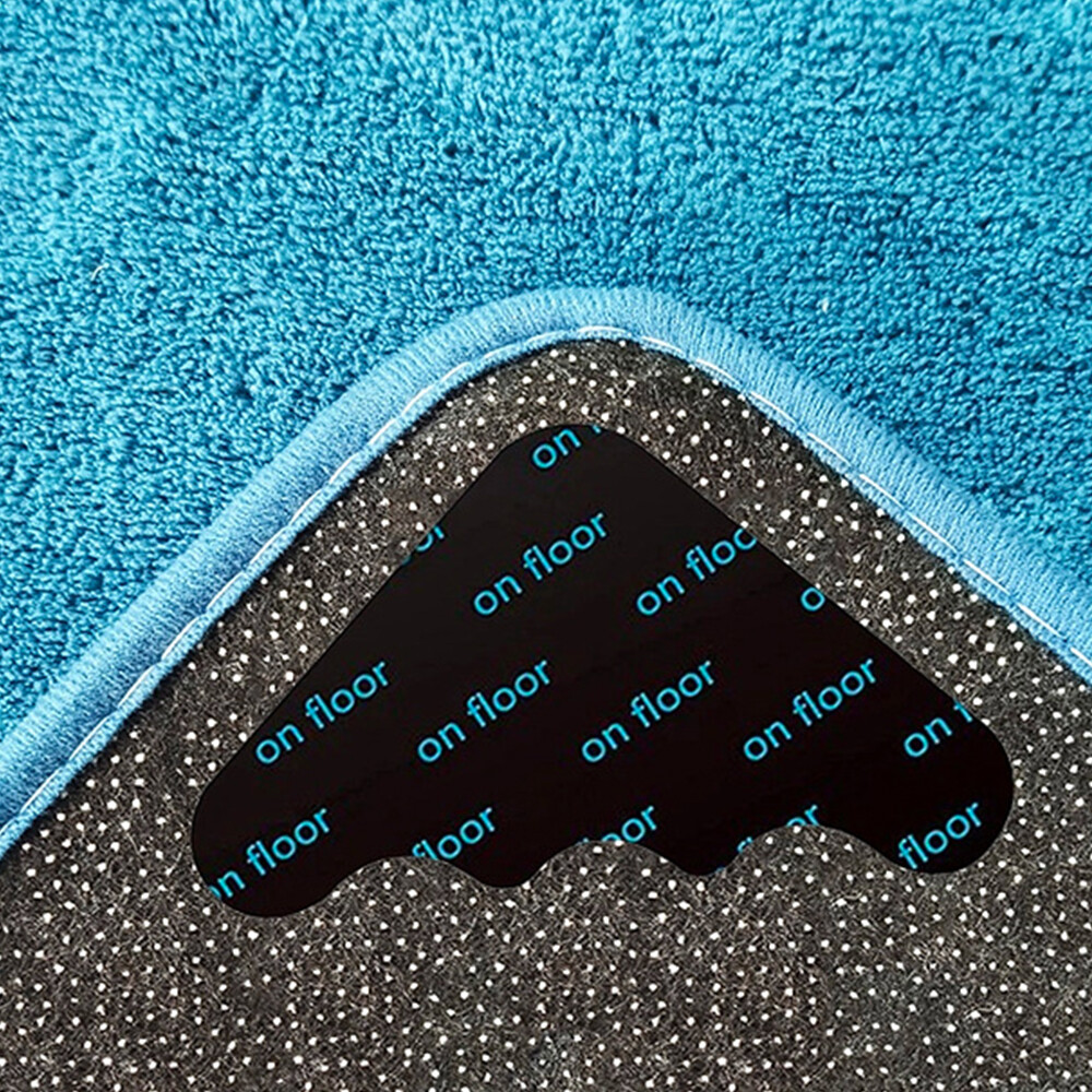 12PCs Easy to Install Rug Gripper Double Sided Rug Pad Tape Gripper