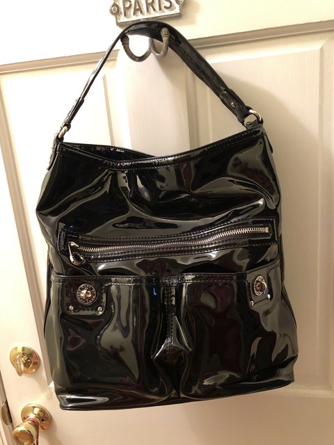 Marc Jacobs Large Black Patent leather handbag | eBay