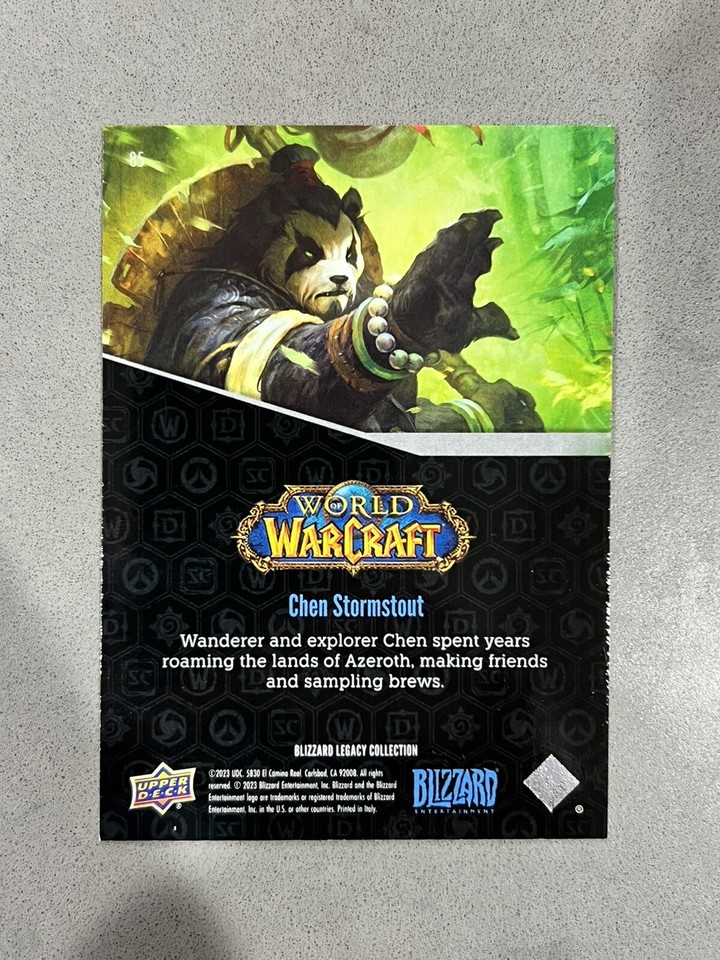 Pin Collector BlizzCon 2016 – Chen Gold Variant Warcraft – Neuf Ouvert