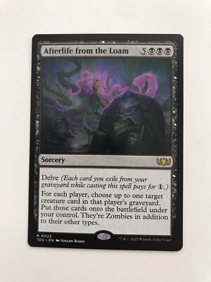 Afterlife from the Loam MTG Magic the Gathering Card NM Near Mint TDC |  eBay Australia