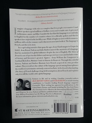 The Story of French by Jean-Benoit Nadeau and Julie Barlow 2006