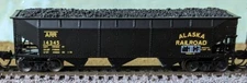Bluford Shops N 3-Bay Offset Side Hopper Alaska Railroad 'Post-1974' ARR #14323
