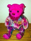 TY Beanie Baby January Happy Birthday Plush Stuffed Animal Vintage Retired NWT