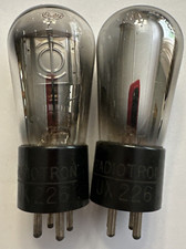 RCA Radiotron UX-226 Balloon Globe Audio Tube - Pair