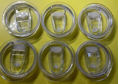 Slide Lock Kappen für Becher Durchsichtig Hartkunststoff Kappe 69 mm Durchmesser x 6