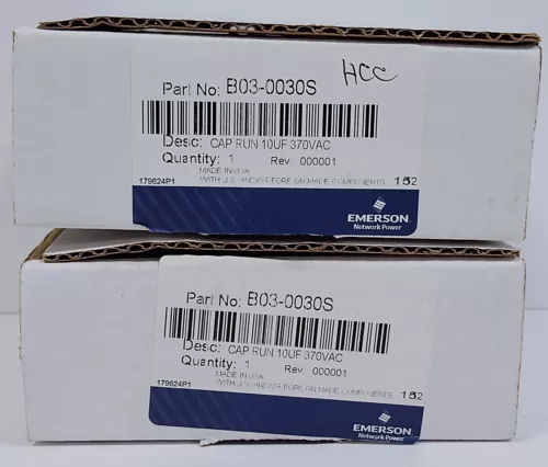 Emerson B03-0030S 10 UF 370 VAC Running Capacitors