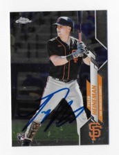 2020 TOPPS CHROME TYLER HEINEMAN GIANTS JAYS AUTOGRAPHED SIGNED BASEBALL CARD RC
