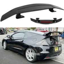 No Drilled 47" GT Racing Rear Trunk Spoiler Wing Lip For Honda CR-Z Hatchback