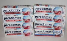 LOT (8) PARODONTAX ACTIVE GUM REPAIR TOOTHPASTE FRESH MINT 3.4 OZ EXPD READ