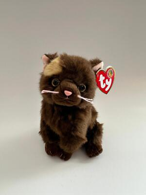 #ad Ty Beanie Baby “Fiddler” the Dark Brown Cat Beanie Baby of the Month 6 inch C $34.16