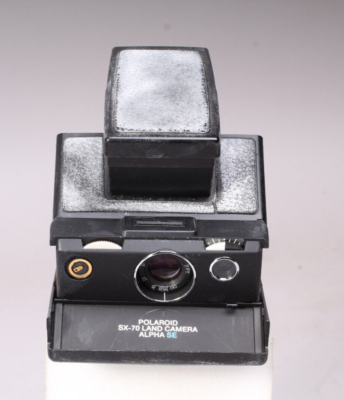 POLAROID SX-70 LAND CAMERA ALPHA SE W CASE FILM TESTED WORKING #13