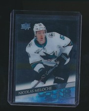 NICOLAS MELOCHE 2020-21 UPPER DECK YOUNG GUNS CLEAR CUT RC PARALLEL #463