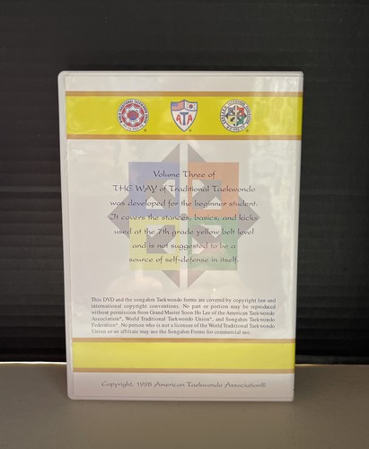 The Way of Traditional Taekwondo DVD ~ Songham Three ~ Yellow Belt - Picture 2 of 3