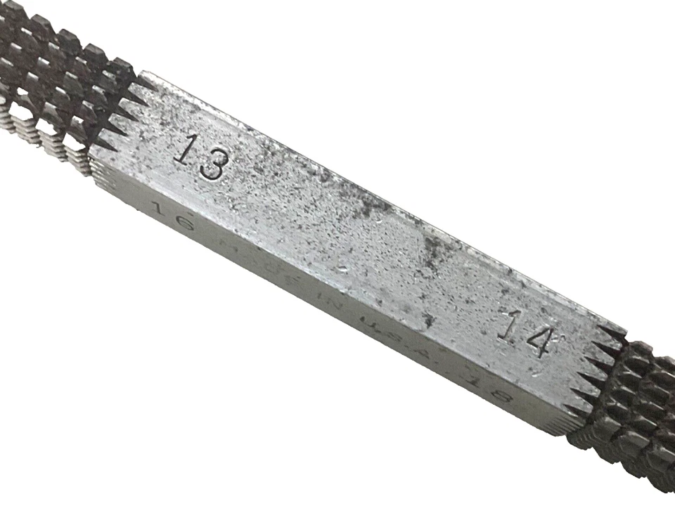 K-D MFG. Co. No. 2229 THREAD RESTORING FILE, USA, 11 12 13 14 16 18 20 24 TPI - Image 4 of 4