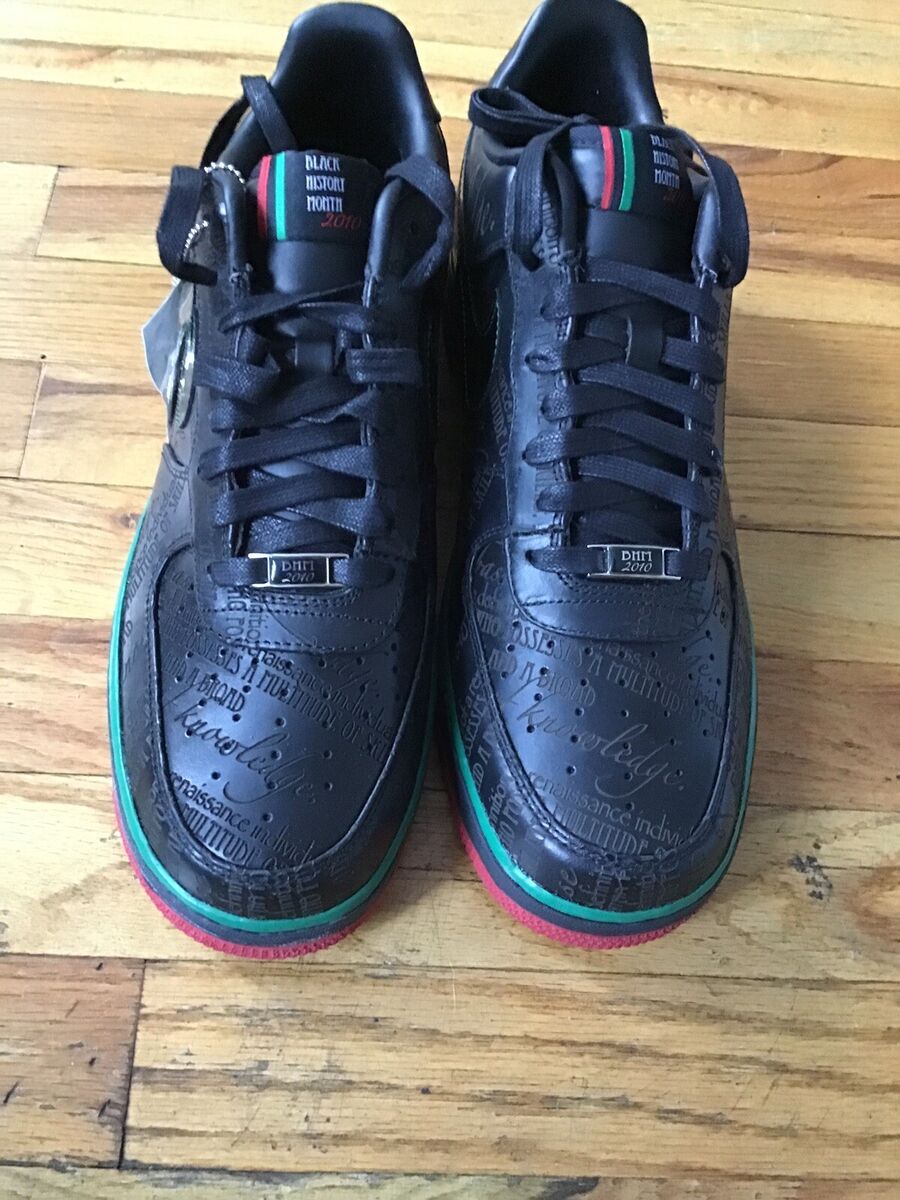 ★ Nike ★ Air Force 1 Low BHM (2010) DS 2010 NIKE Air Force 1 Low Premium