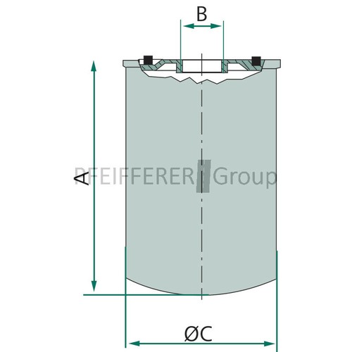 Hydraulik Spin on Element HE20.135 P010 - Picture 2 of 2