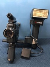 Rare CHINON 20 XL/DIRECT SOUND Super8 camera w/AUTO S-480 FLASH W/ATTACHMENT