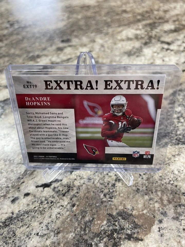 2021 Panini XR Extra Extra Red #19 DeAndre Hopkins 54/149 Arizona Cardinals🔥🔥 - Image 2 of 2