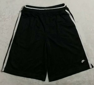 nike black shorts white stripe