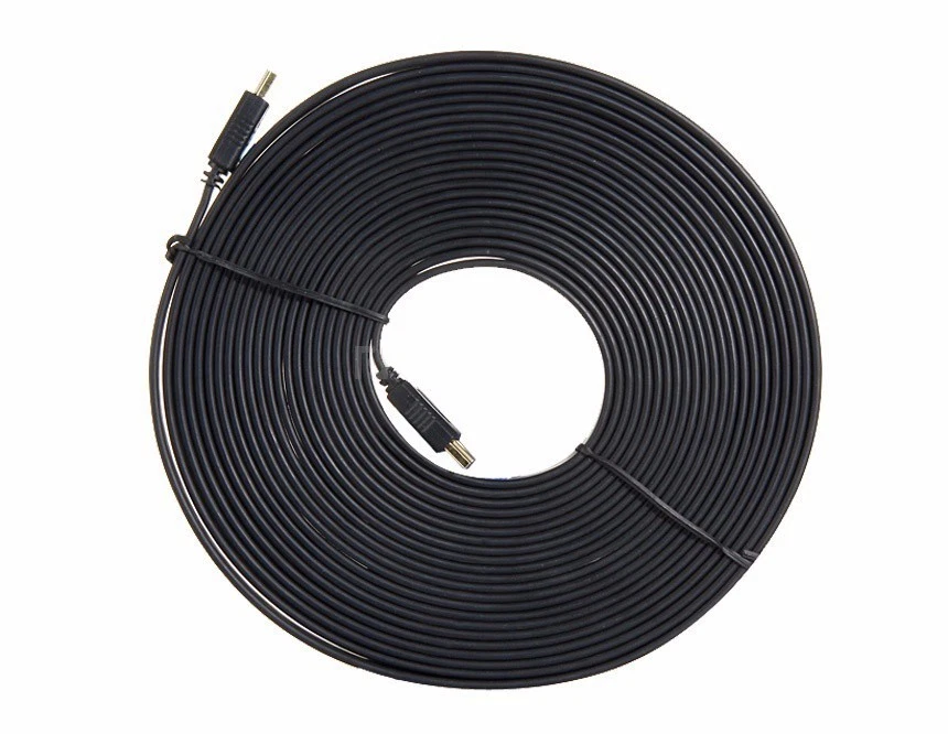 5M HDMI Cable Lead Flat V2.0 HD High Speed 4K 2160P 3D PS4 Xbox Sky HDTV PREMIUM - Image 2 of 4