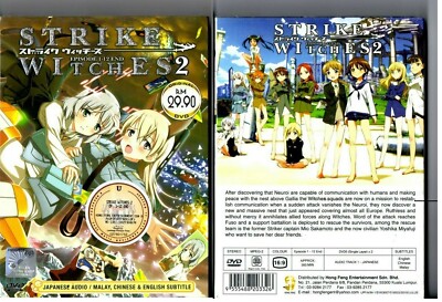 STRIKE WITCHES 2 Vol.1-12 End Anime Serie DVD