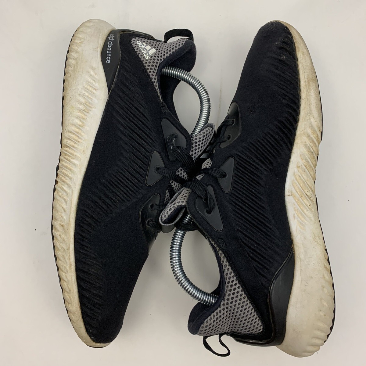 Adidas Mens CLU 600001 B54169 Black White AlphaBounce