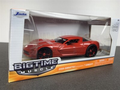 2009 CHEVY CORVETTE STINGRAY CONCEPT DIE CAST RED 1/24 NEW BY JADA 96730