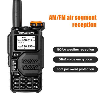 QUANSHENG UV K5 5W WALKIE TALKIE ENCRYPT 50-599MHZ DTMF
