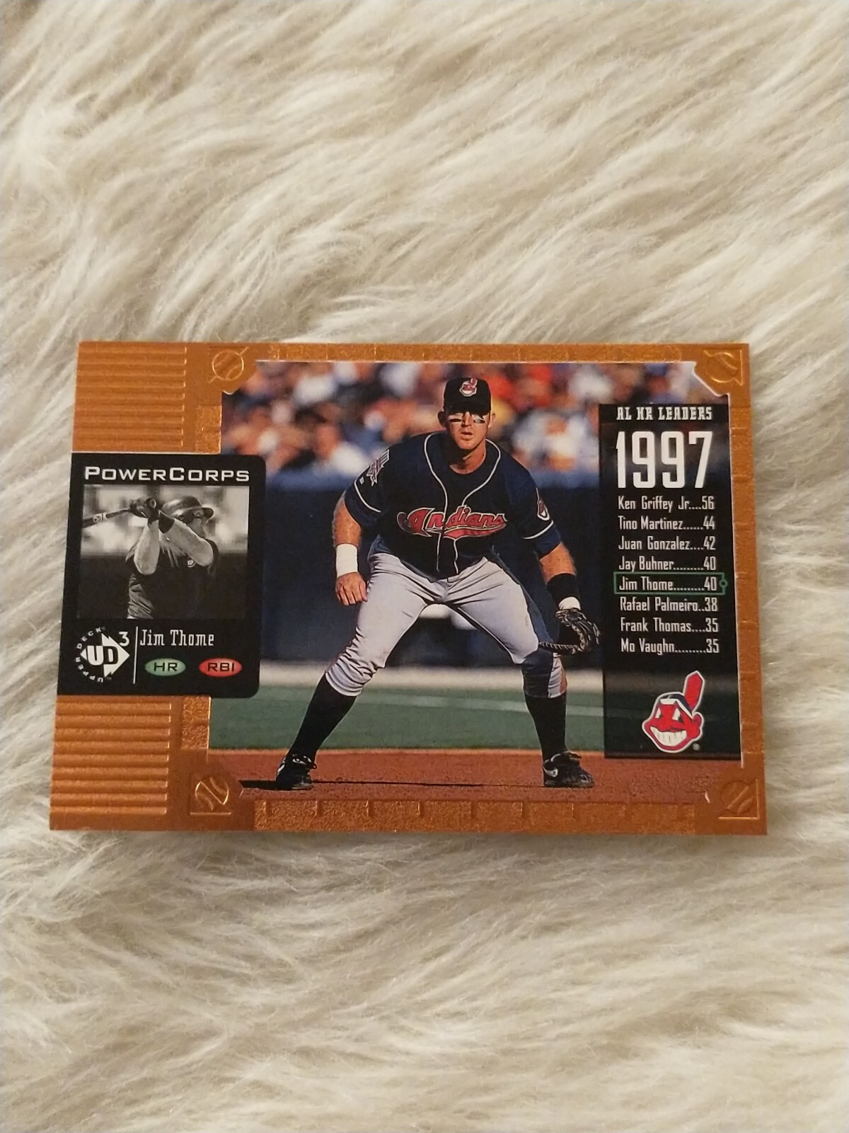 1998 Upper Deck UD3 POWER CORPS Jim Thome #144