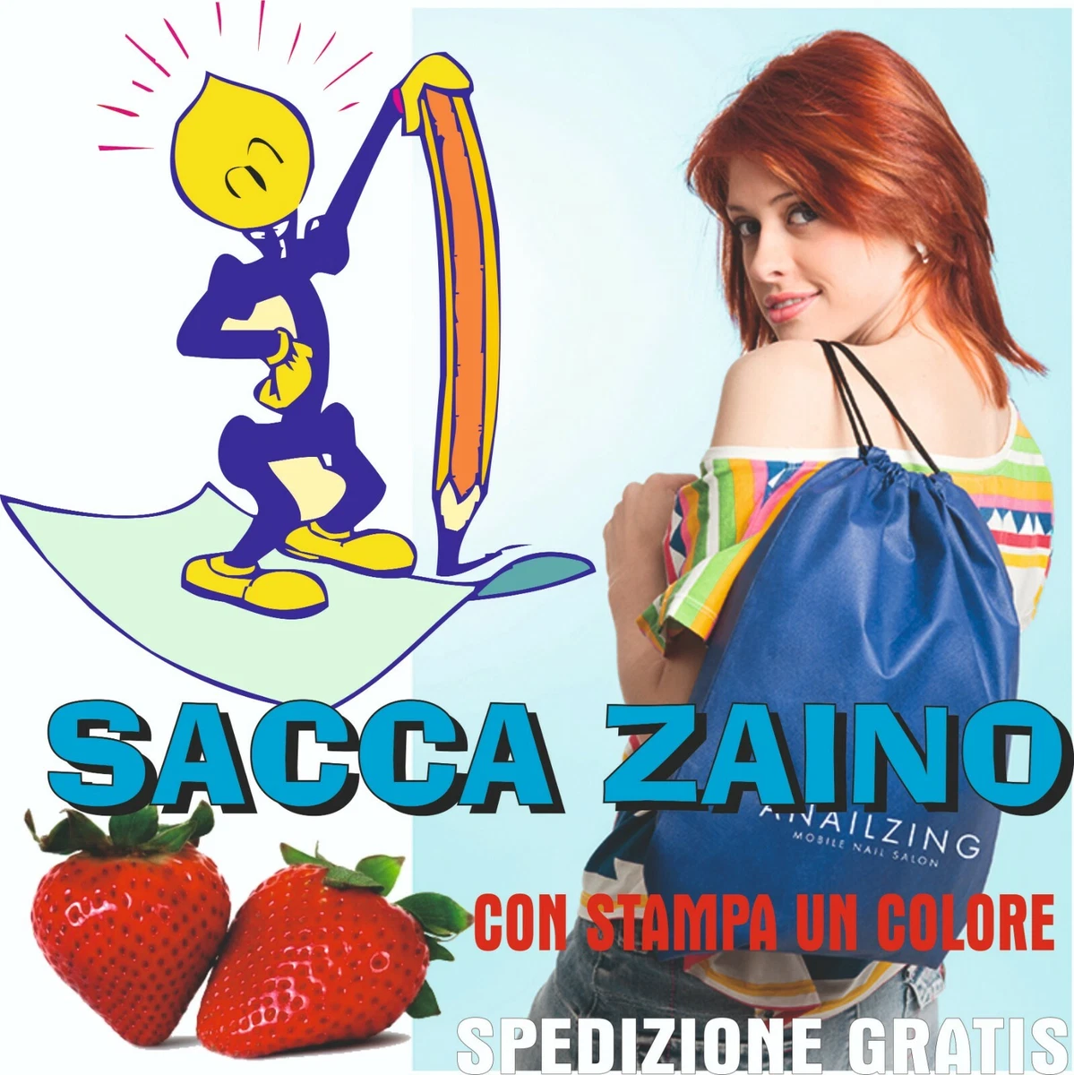 Sacca sportiva shop personalizzata