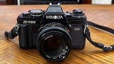 Minolta X-700 35mm SLR Film Camera with 50mm F2 Lens