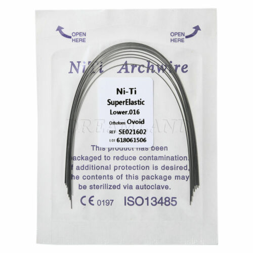 Dental Orthodontic Bracket Braces Roth/MBT 345 Hooks /Super Arch Wire Niti Round - Picture 105 of 167