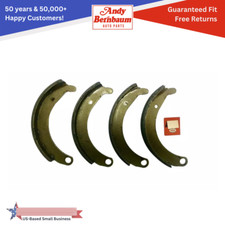 For 1933-1934 Dodge Plymouth Model Pc Wheel Brake Shoes Set Of 4 1 12 X 10