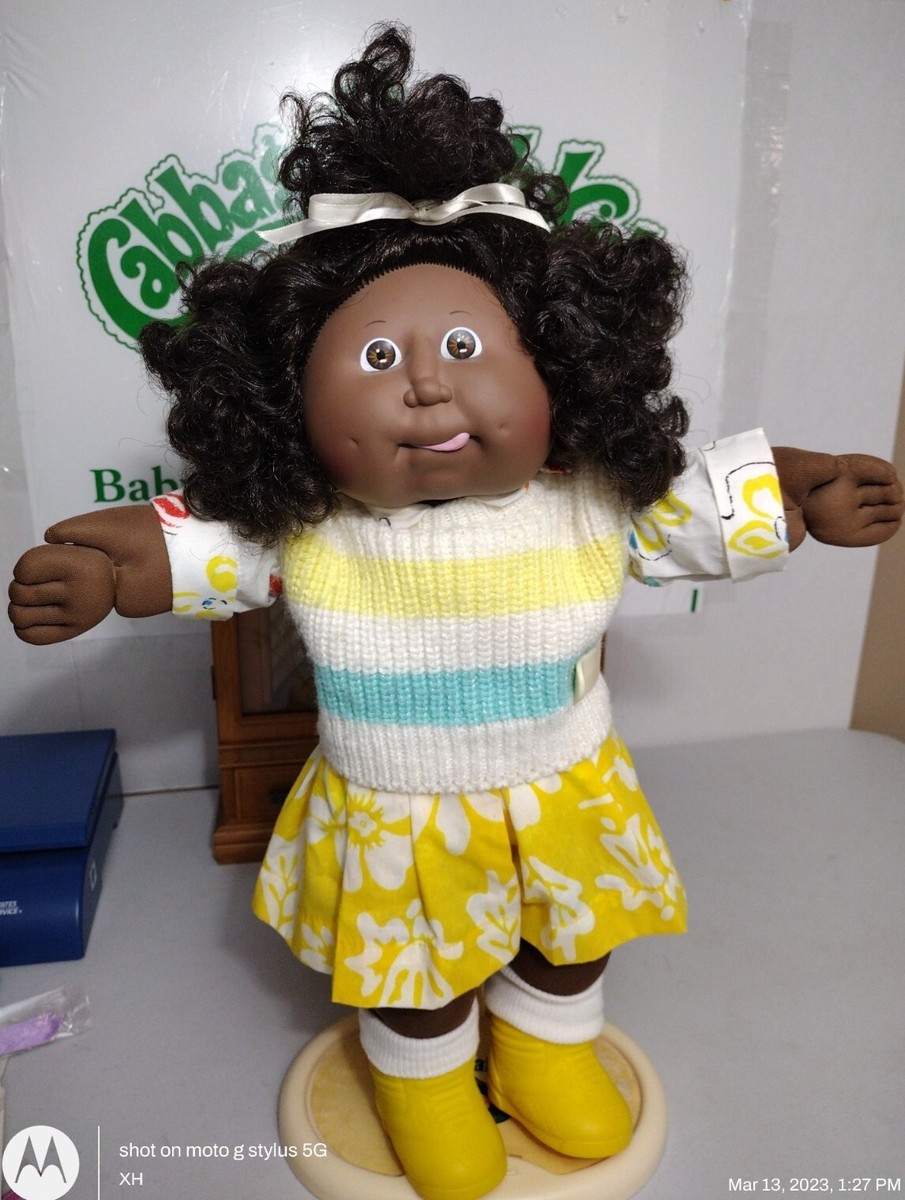 Rare Cabbage Patch Kids Cornsilk African American Girl Coleco Mint