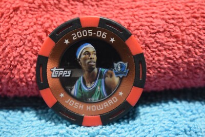 2005-06 Topps NBA Collector Poker Chips Josh Howard RED #/399 B-2