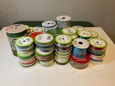 Mixed Lot of 100 rolls of Ribbon. Assorted sizes and Colors. New. Lot 3. 16