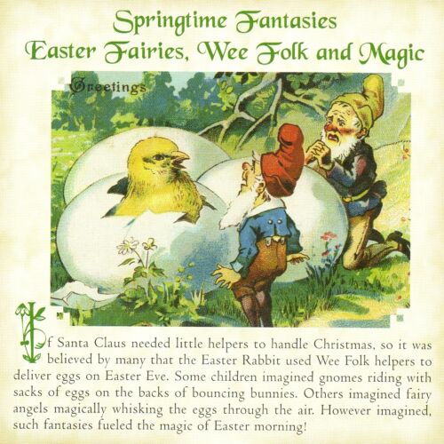 Easter Holiday Book: Antique Victorian PostCard & Trade Card Images Dave Cheadle - Foto 9 di 10