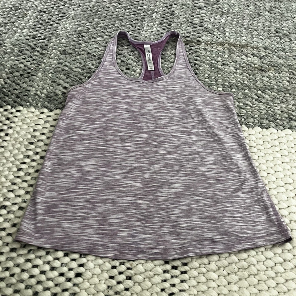 Camiseta sin mangas única Lorna Jane para mujer talla S púrpura espalda cruzada Foto 2 de 4