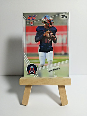 2020 Topps XFL - P.J. Walker #123 Football Houston Roughnecks