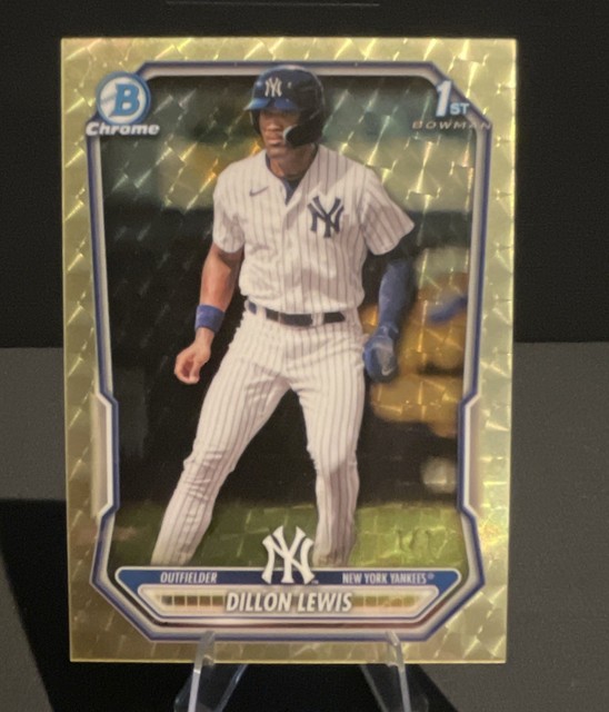 2026 Bowman 1st Chrome Dillon Lewis, Yankees/Marlins Superfractor 1/1 #BCP-148